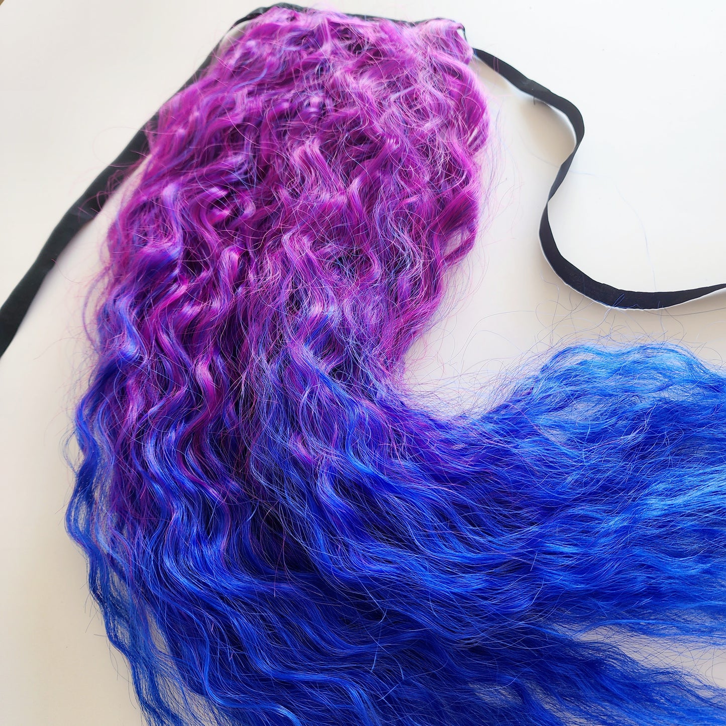 Yemaya | Purple & Blue Ombre Wavy Hair