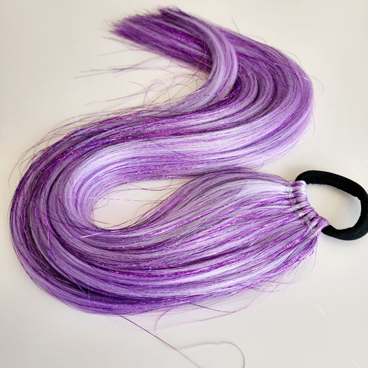 Alana | Purple Tinsel Hair