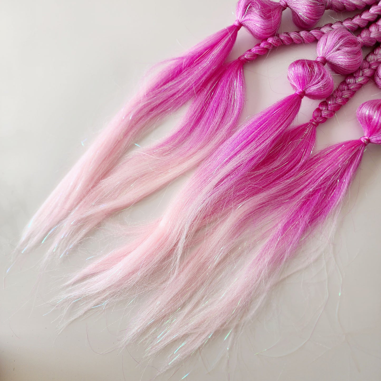 Bubble Braids (seconds) | Pink Ombre