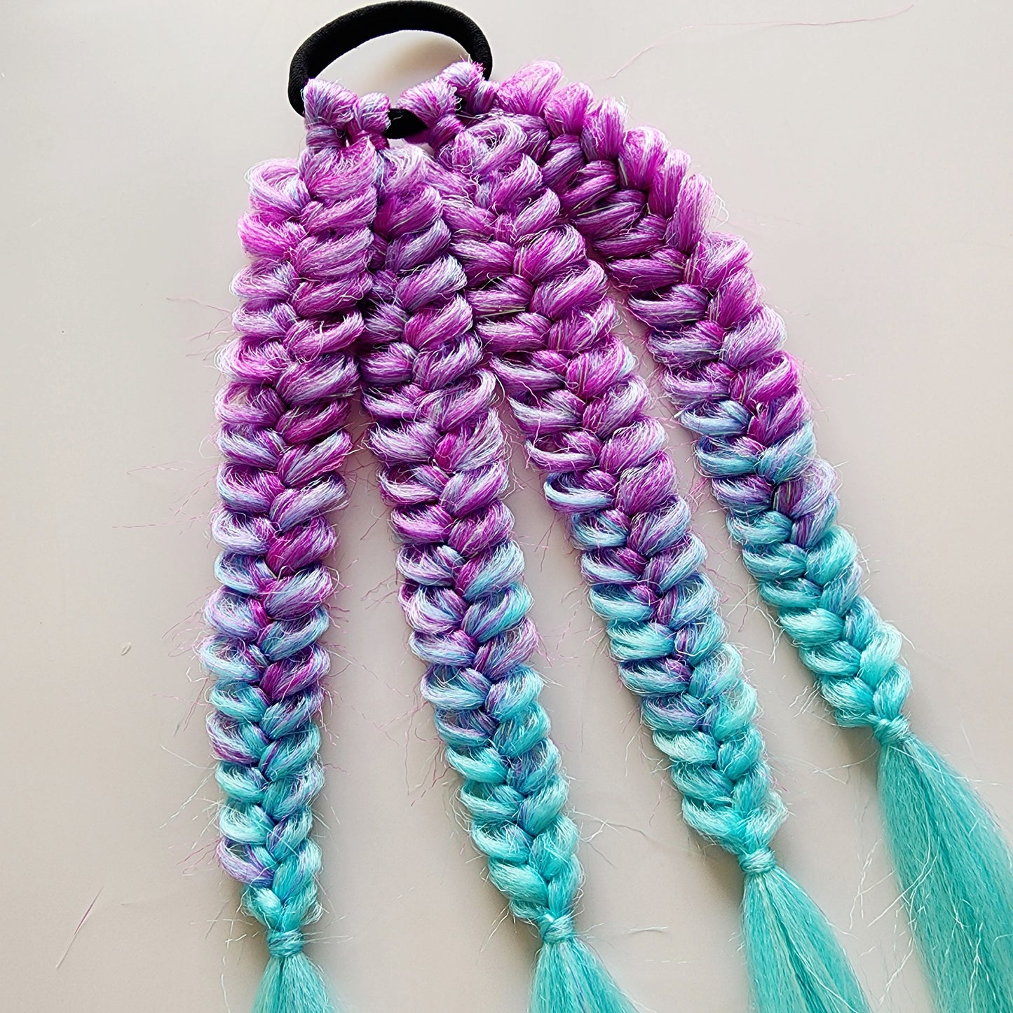 Fishtail Braids (seconds) | Purple & Blue