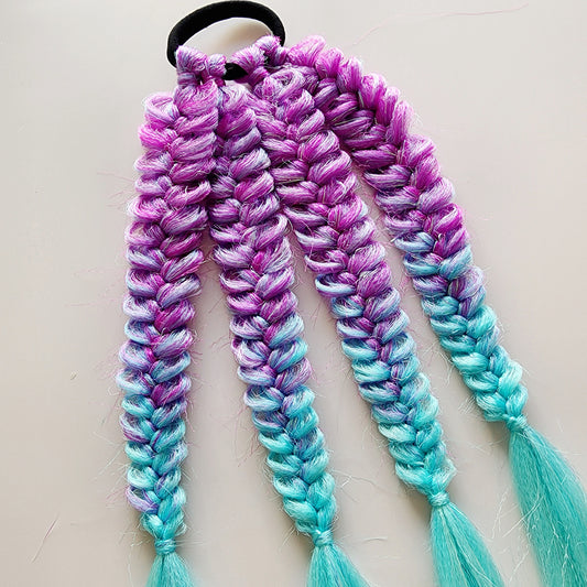 Fishtail Braids (seconds) | Purple & Blue