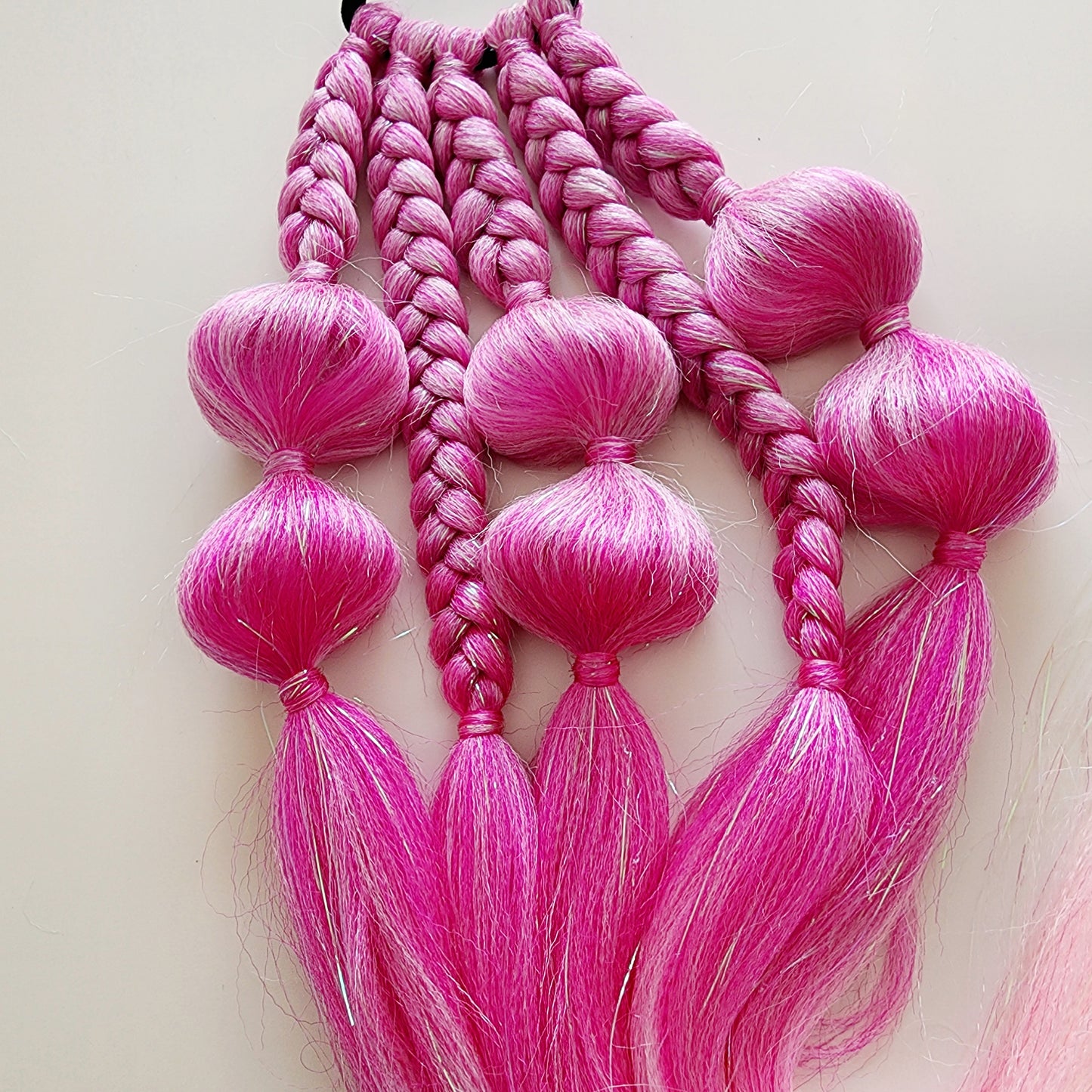 Bubble Braids (seconds) | Pink Ombre