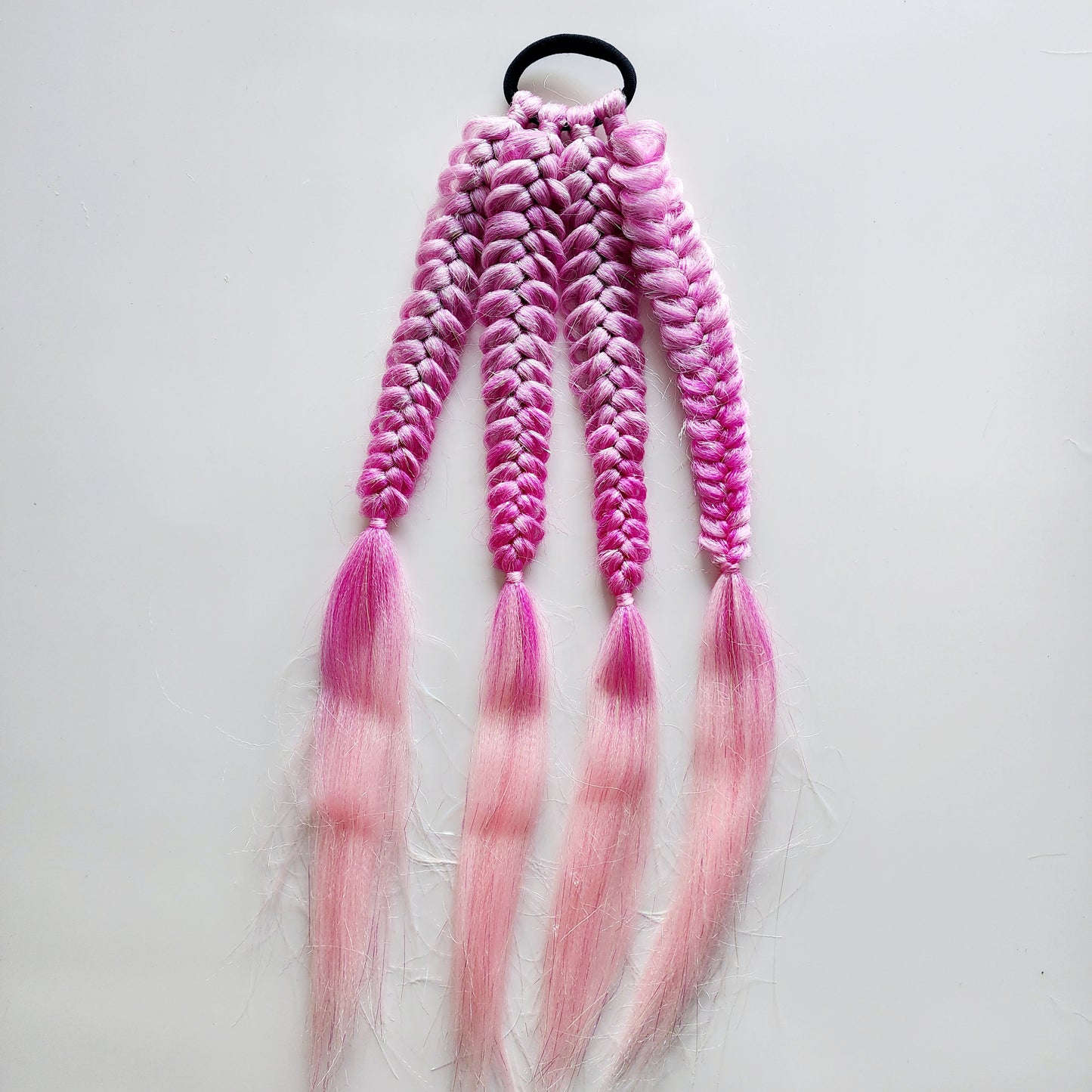 Fishtail Braids (seconds) | Pink Ombre