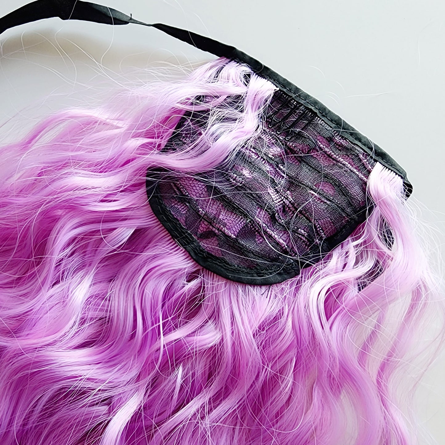 Thalia | Lilac & Pink Ombre Wavy Hair