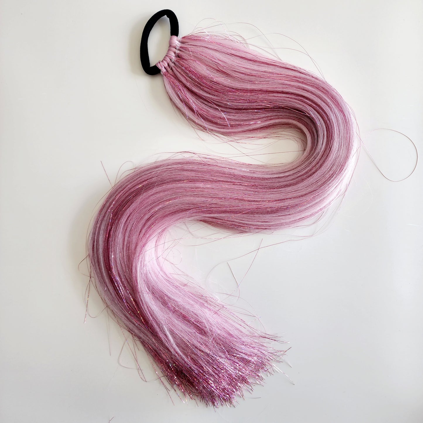 Andrina | Pink Tinsel Hair