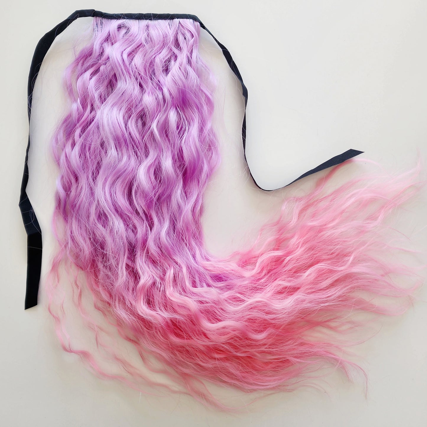 Thalia | Lilac & Pink Ombre Wavy Hair