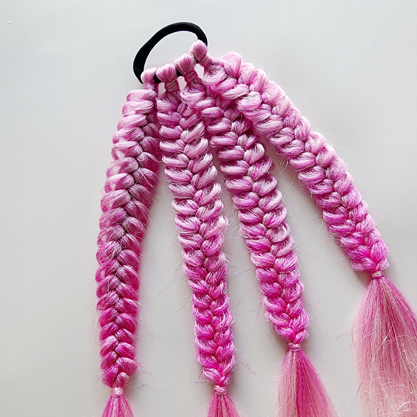 Fishtail Braids (seconds) | Pink Ombre