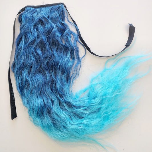 Sabrina | Blue Ombre Wavy Hair