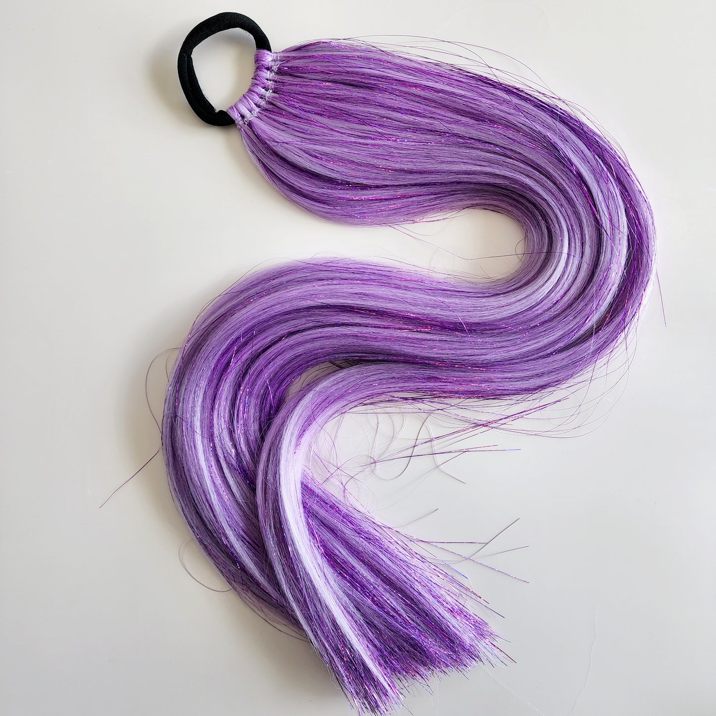 Alana | Purple Tinsel Hair