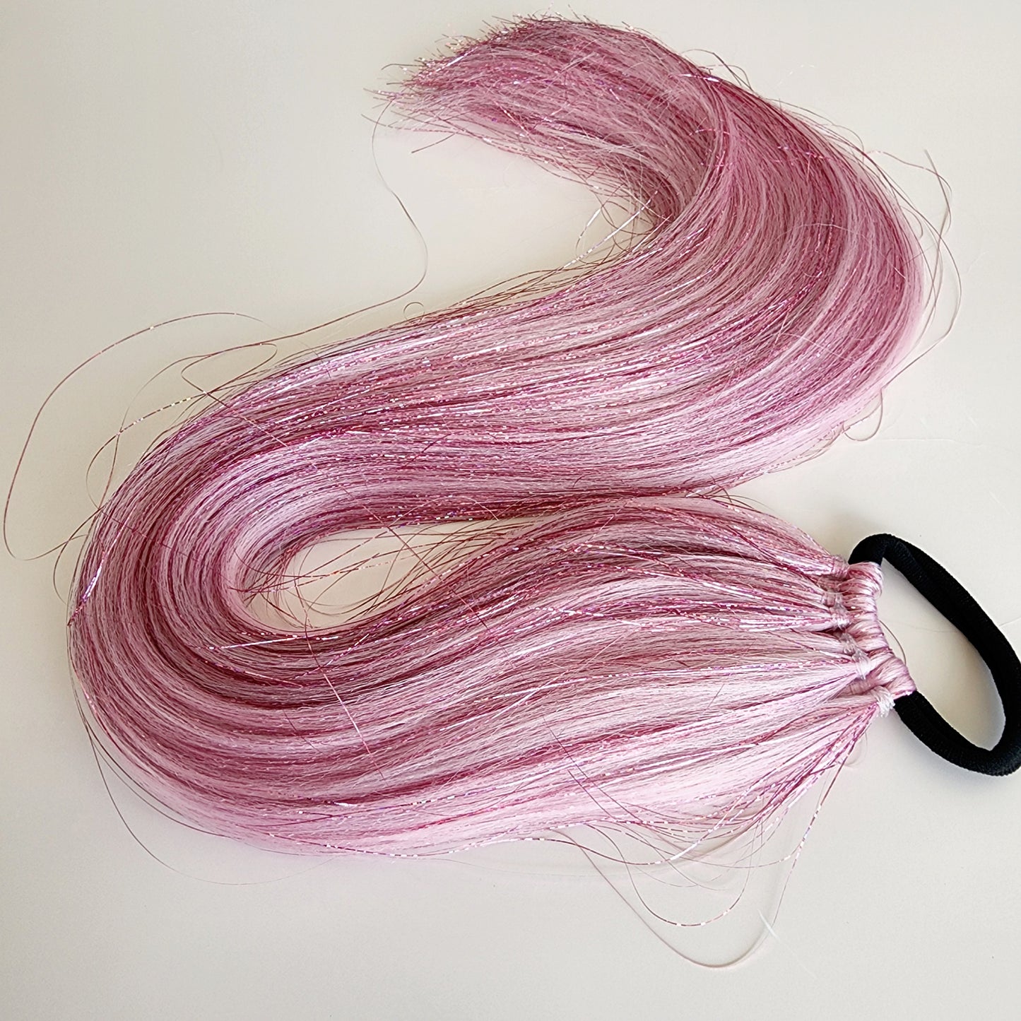 Andrina | Pink Tinsel Hair