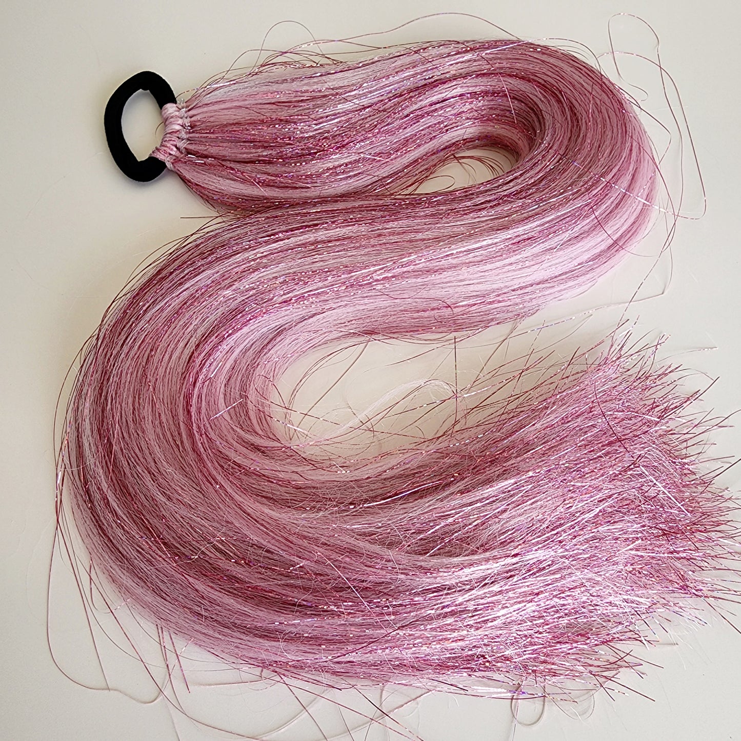 Andrina | Pink Tinsel Hair