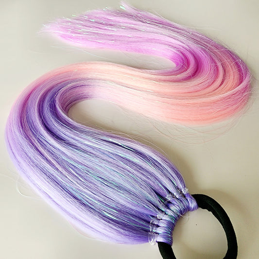 Salacia | Lilac, Pink & Purple Tinsel Hair