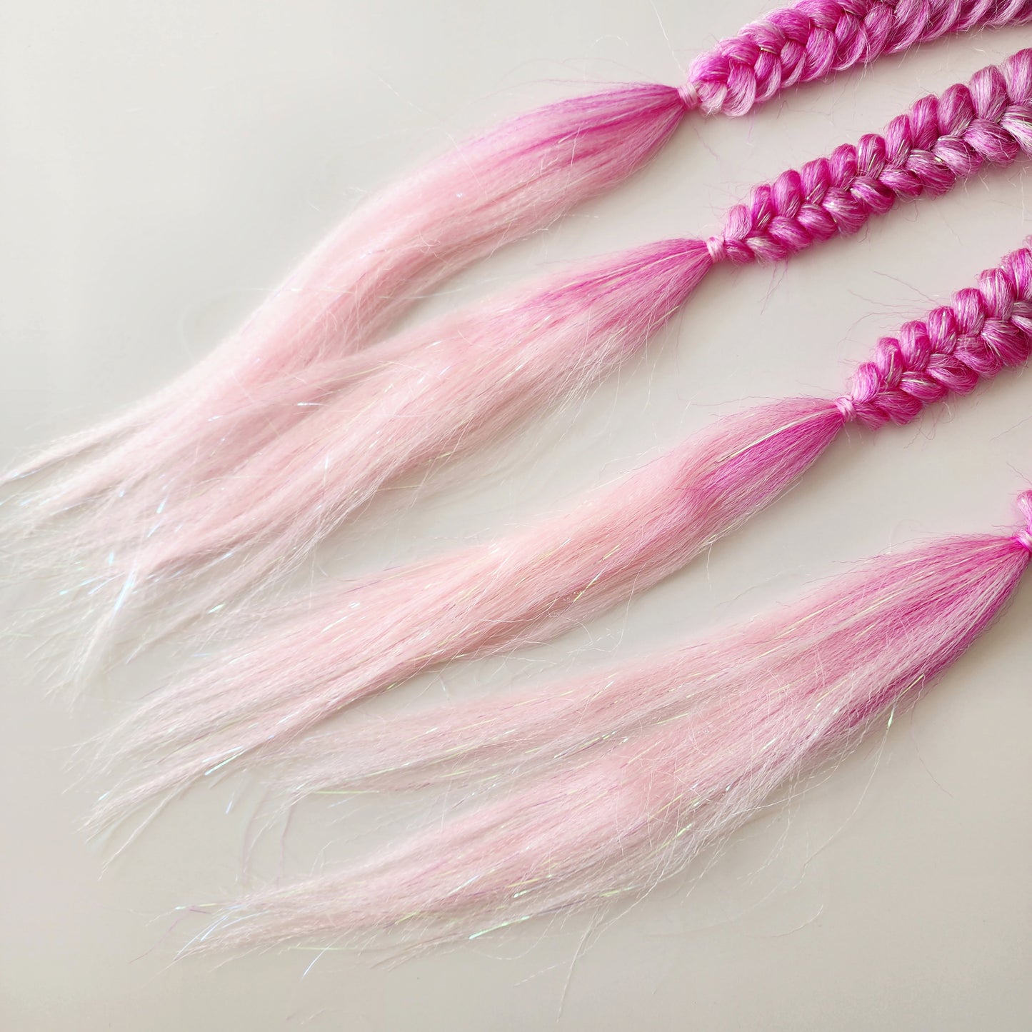 Fishtail Braids (seconds) | Pink Ombre