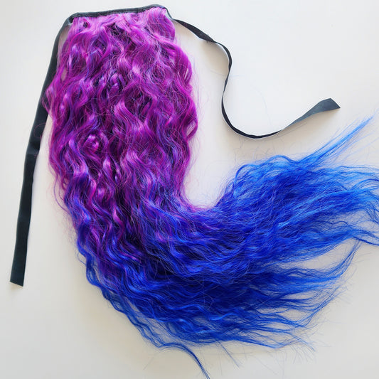 Yemaya | Purple & Blue Ombre Wavy Hair