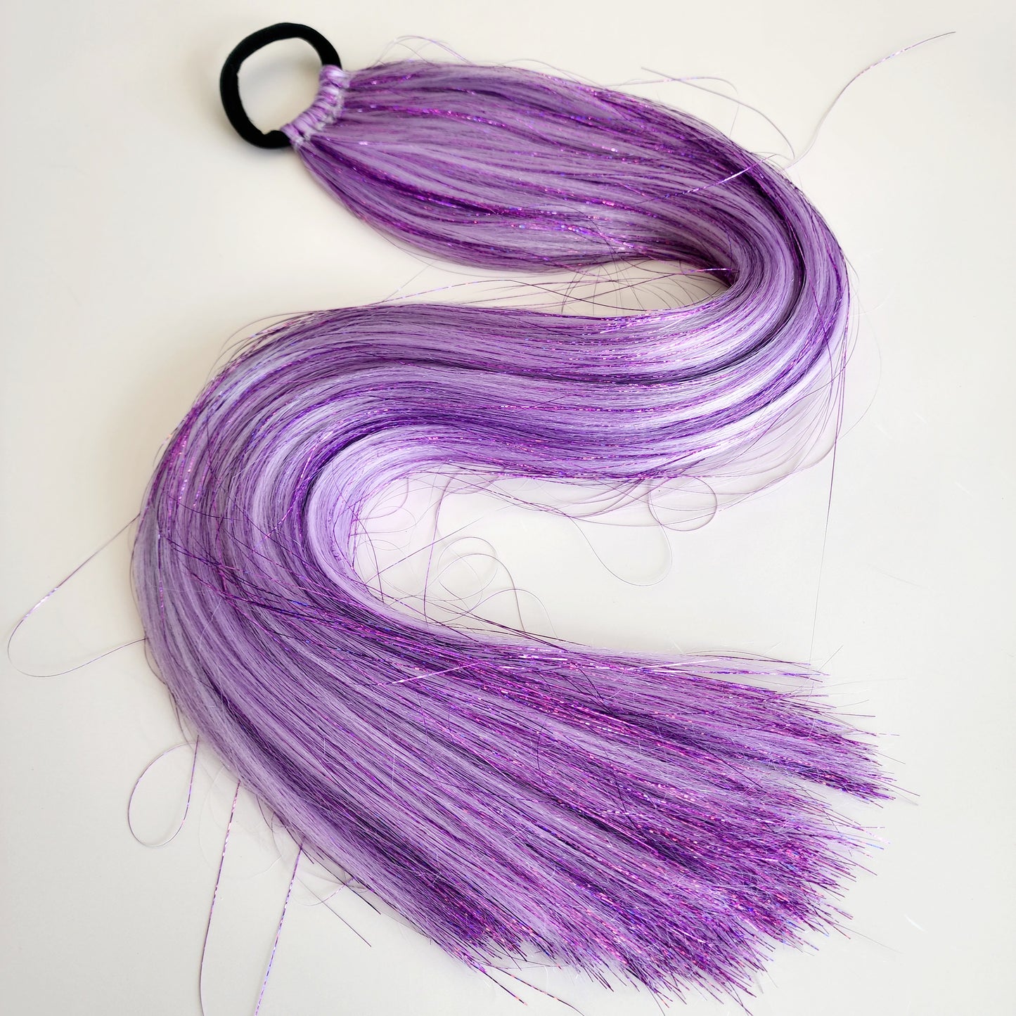 Alana | Purple Tinsel Hair